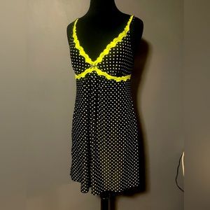 polka dots / sleep tank dress / silky soft